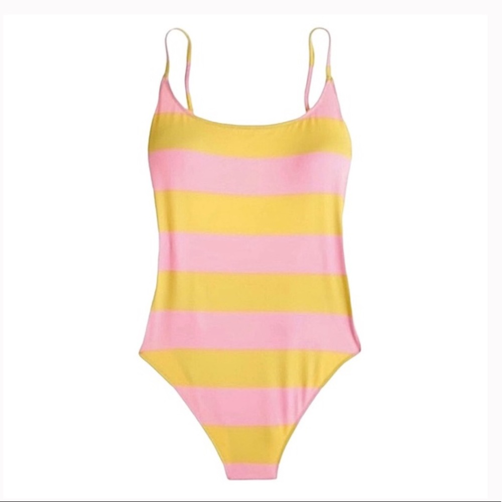 J. Crew Playa Newport Super Scoopback One Piece Swimsuit